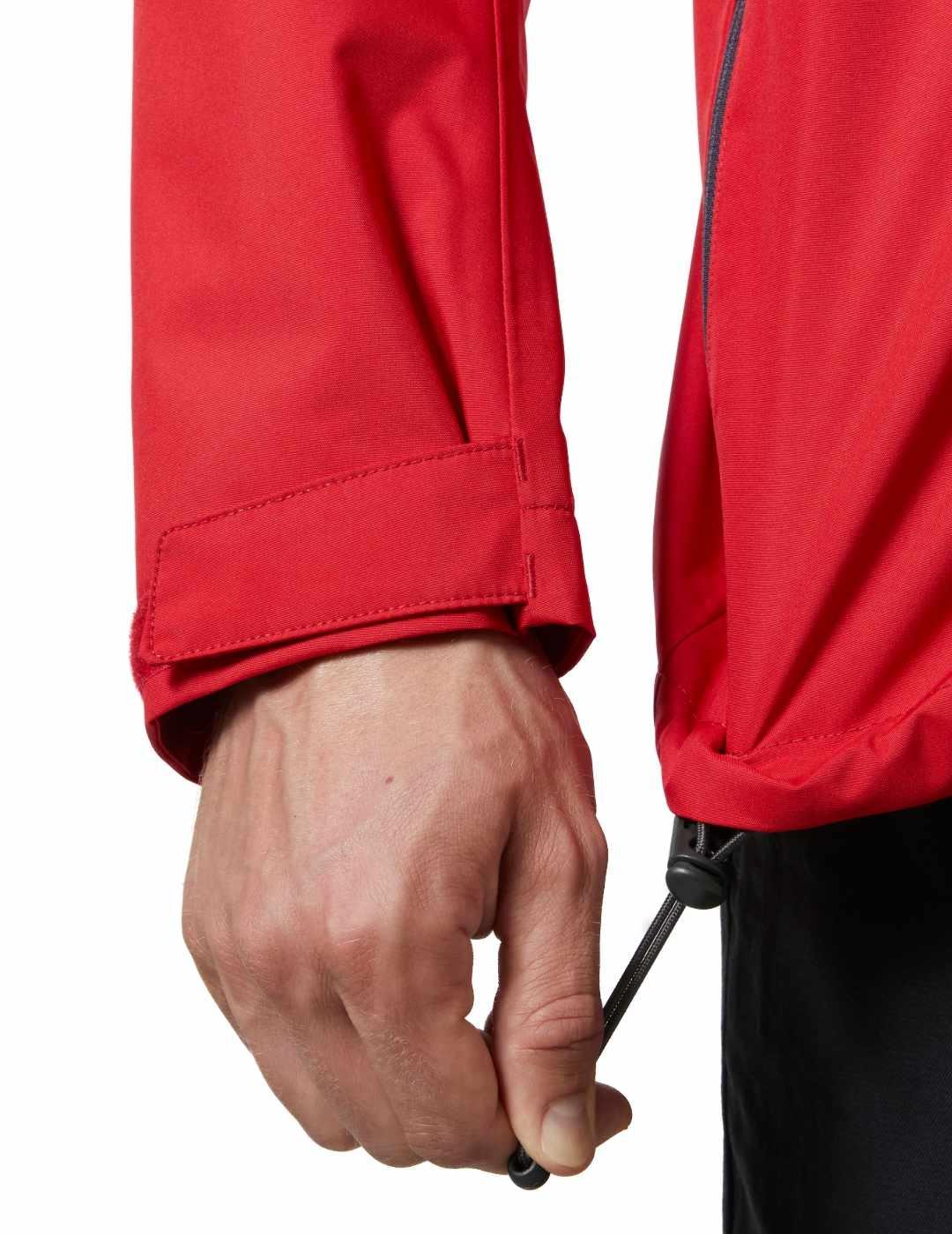 Chaqueta Helly Hansen Crew Midlayer rojo para hombre