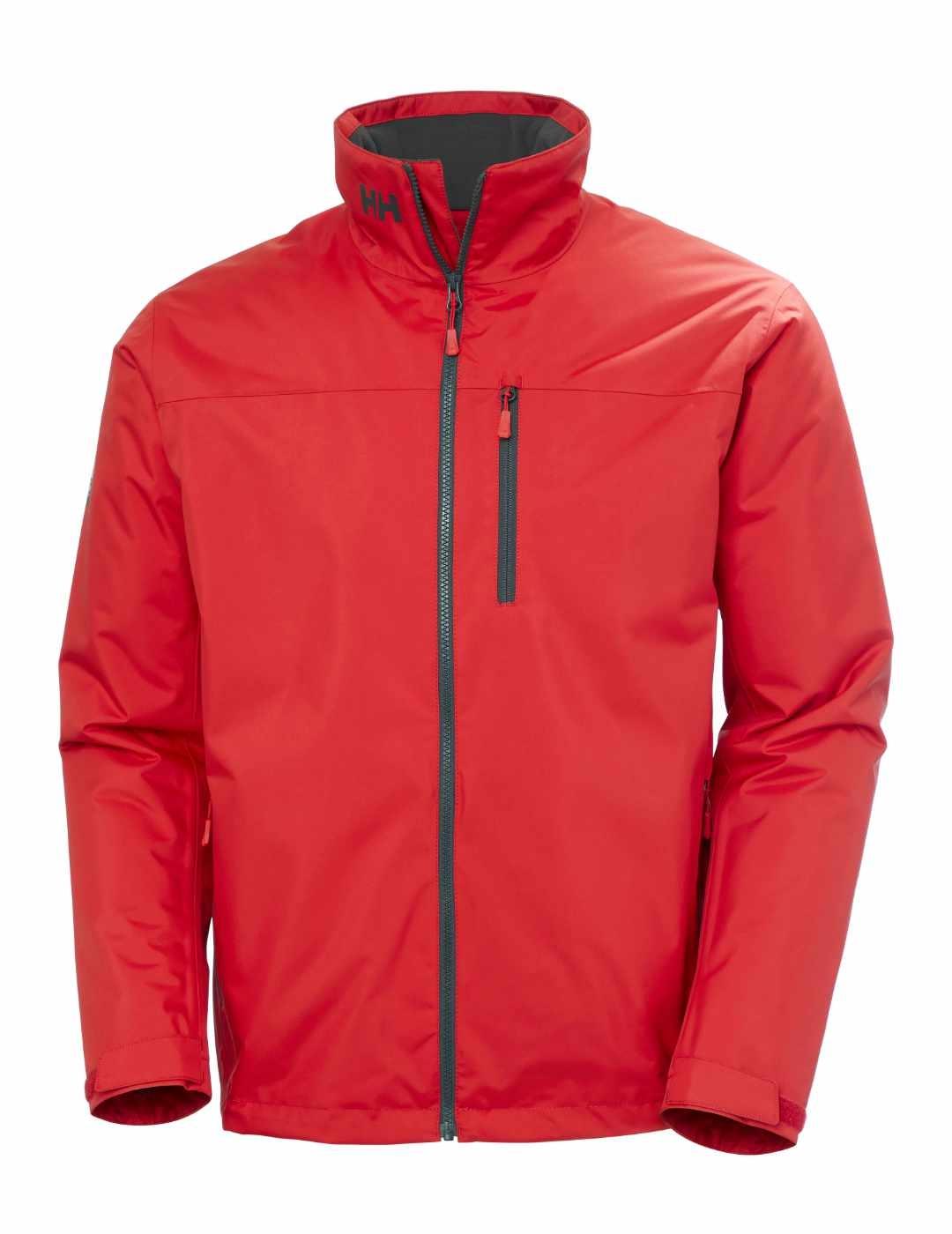 Chaqueta Helly Hansen Crew Midlayer rojo para hombre