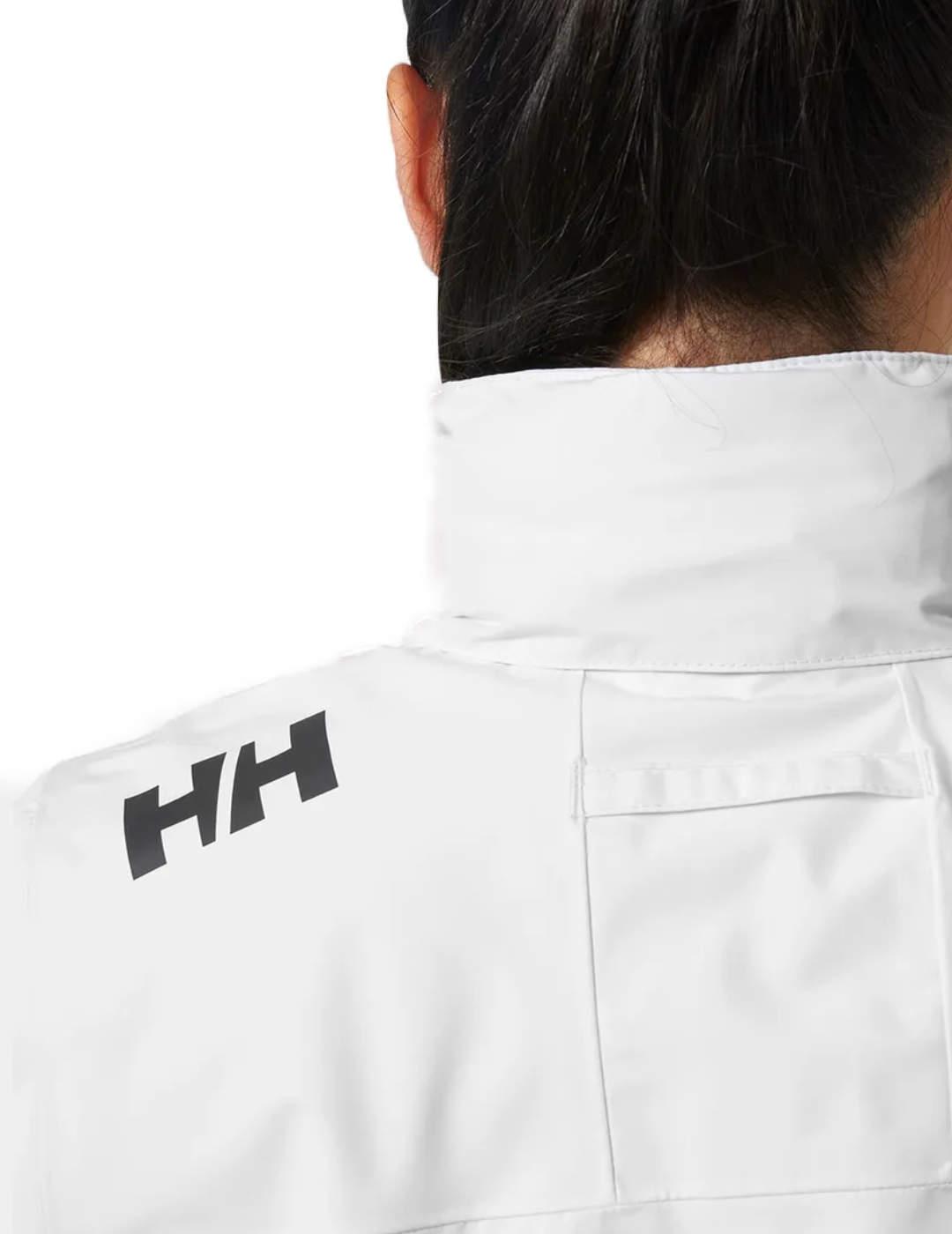Chaqueta impermeable Helly Hansen hooded blanco de mujer