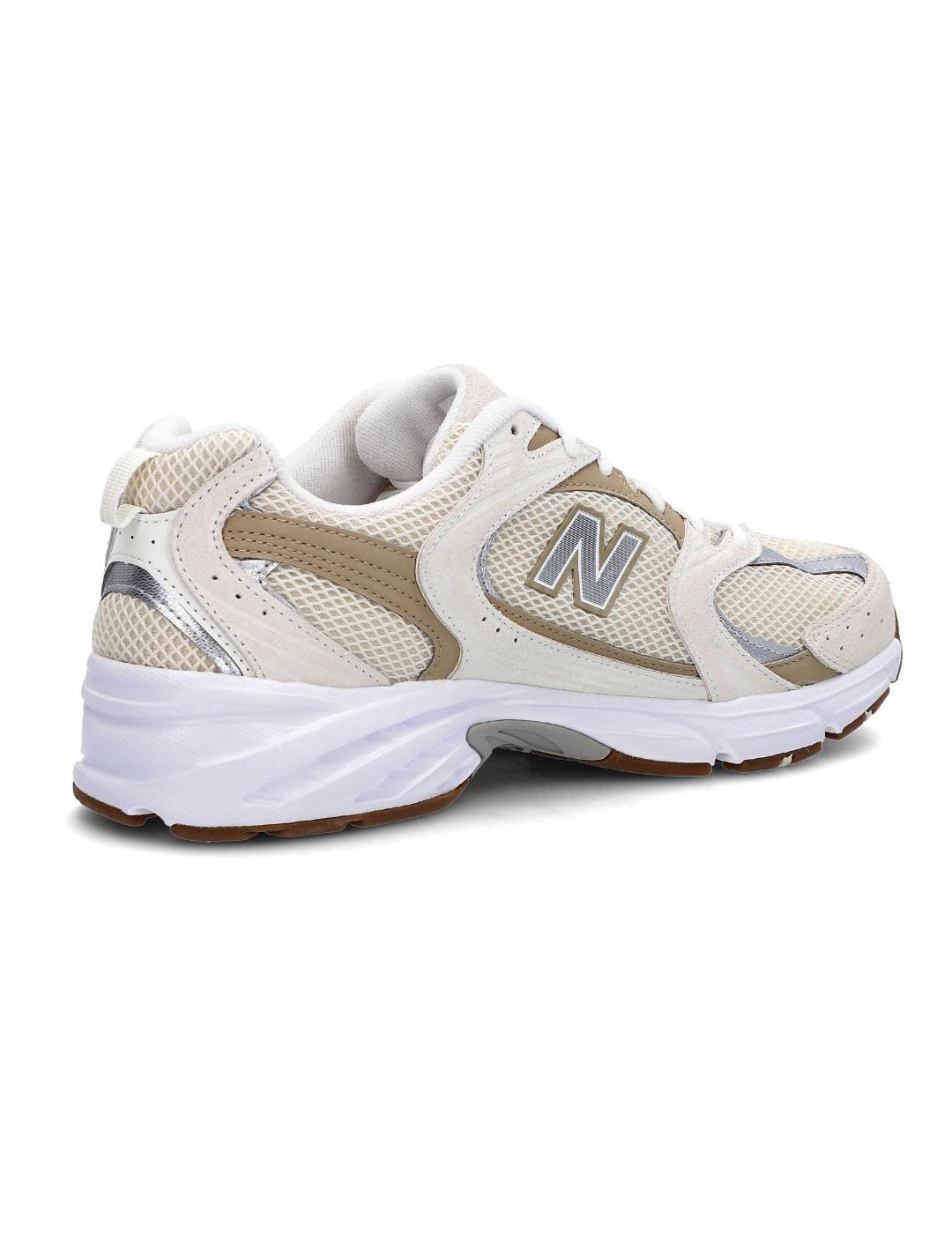 Zapatillas New Balance 530 beige y camel unisex