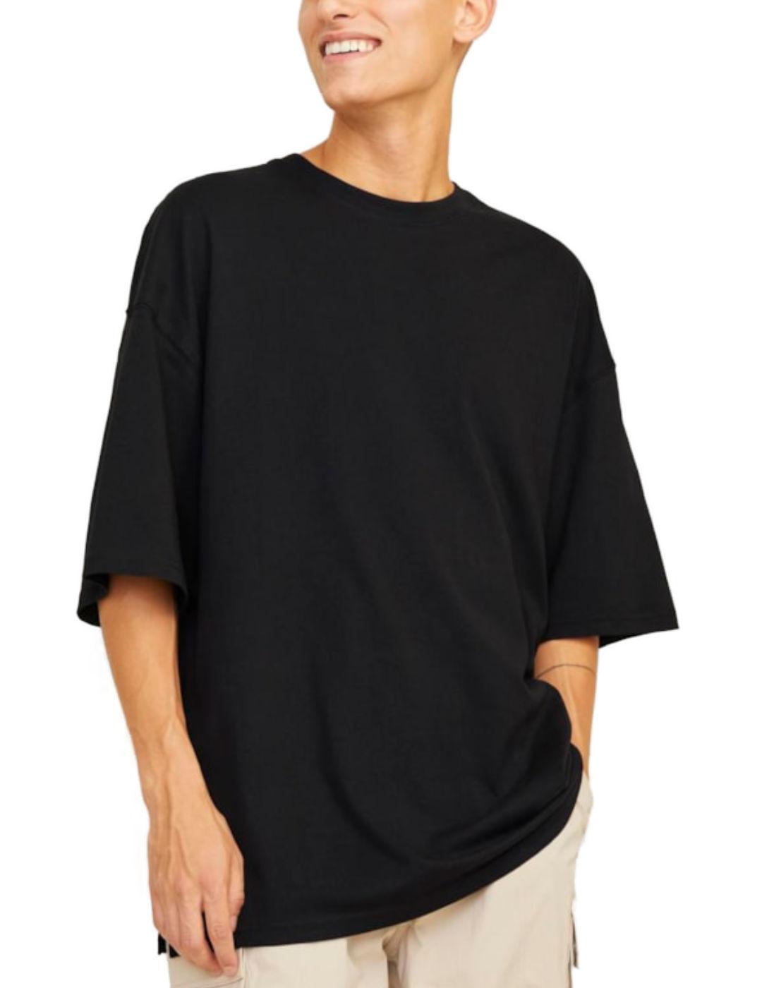 Camiseta Jack&Jones Charge negro manga corta para hombre