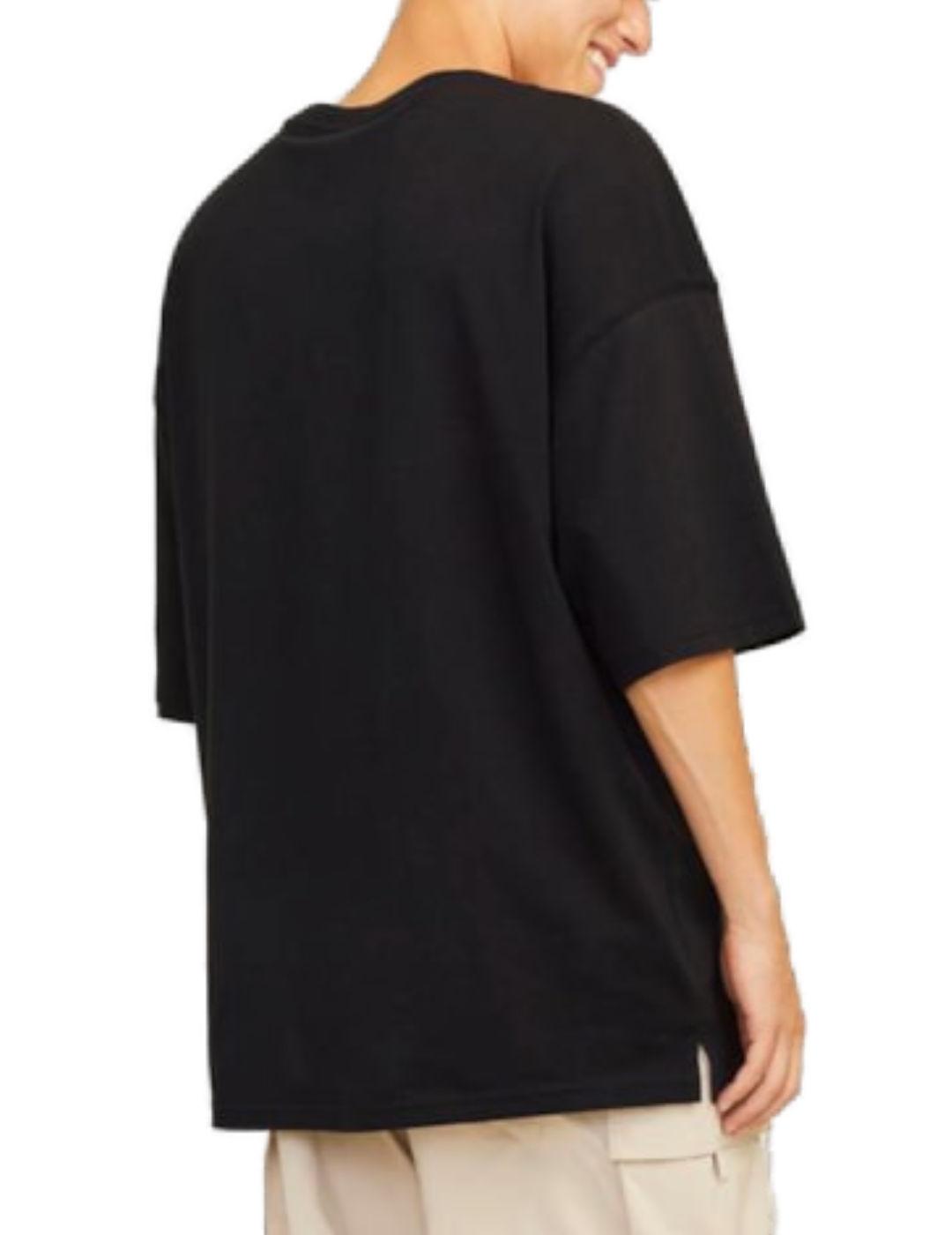 Camiseta Jack&Jones Charge negro manga corta para hombre