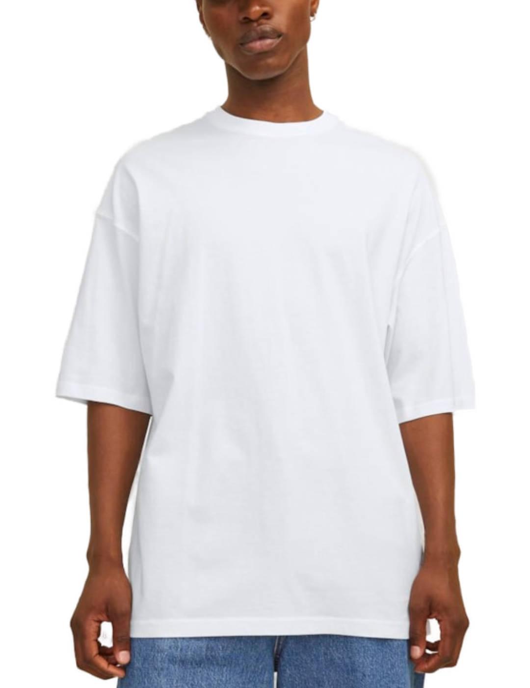 Camiseta Jack&Jones Charge blanco manga corta para hombre