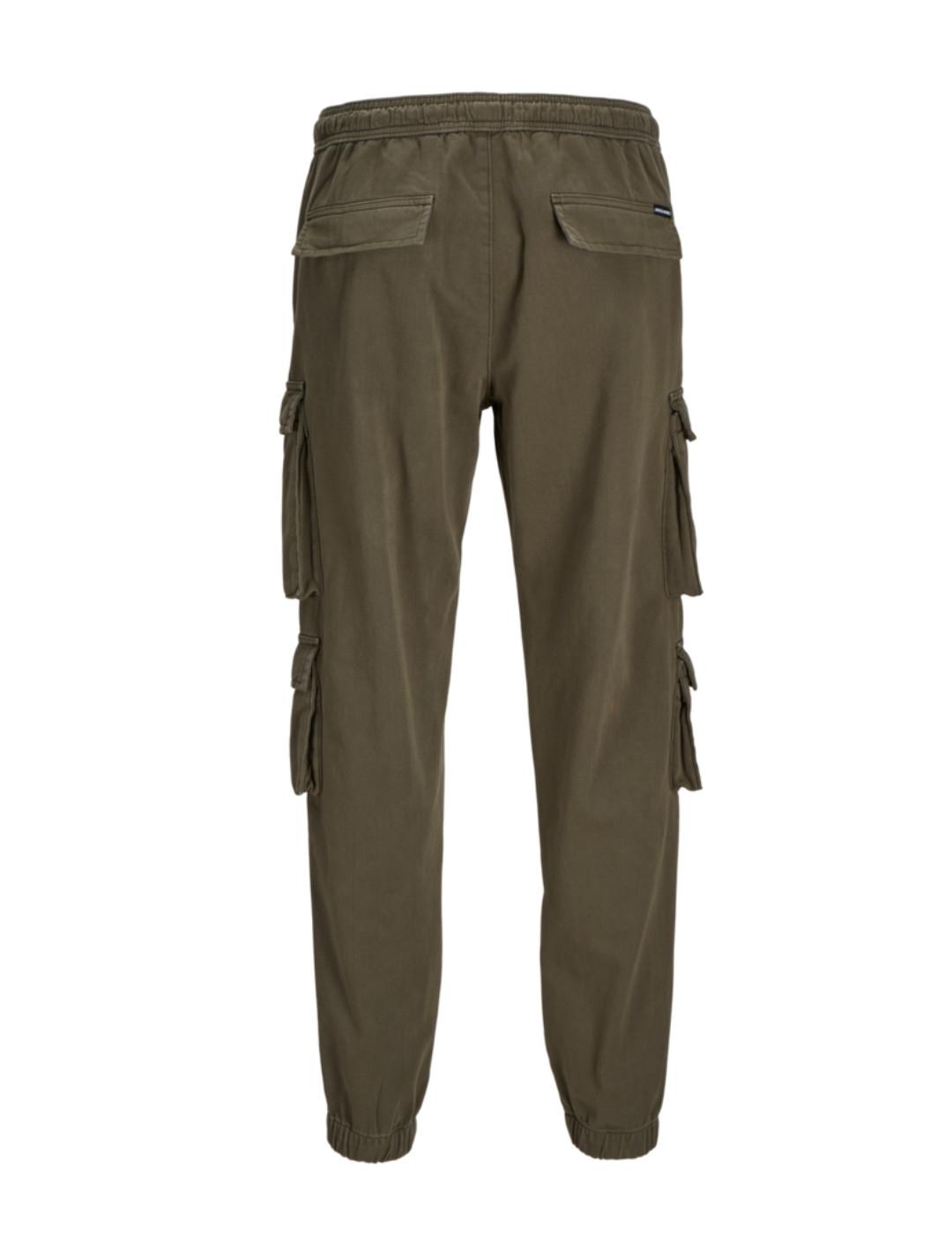 Pantalón cargo Jack&Jones Bill verde oscuro para hombre