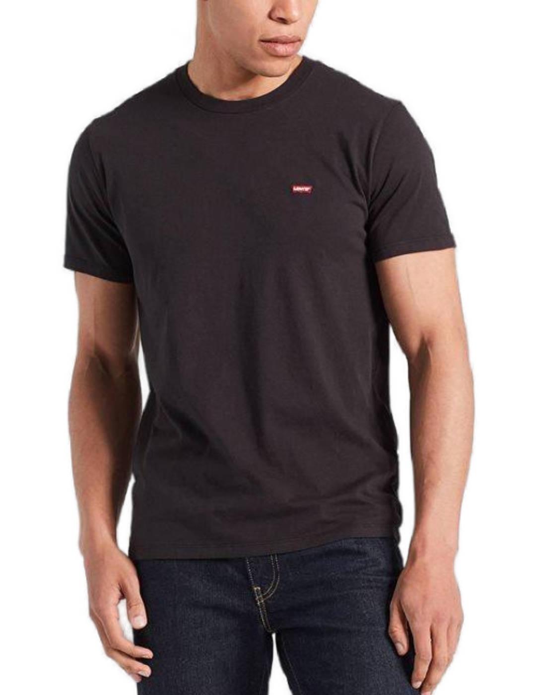 Camiseta Levi's Original Tee negra manga corta para hombre