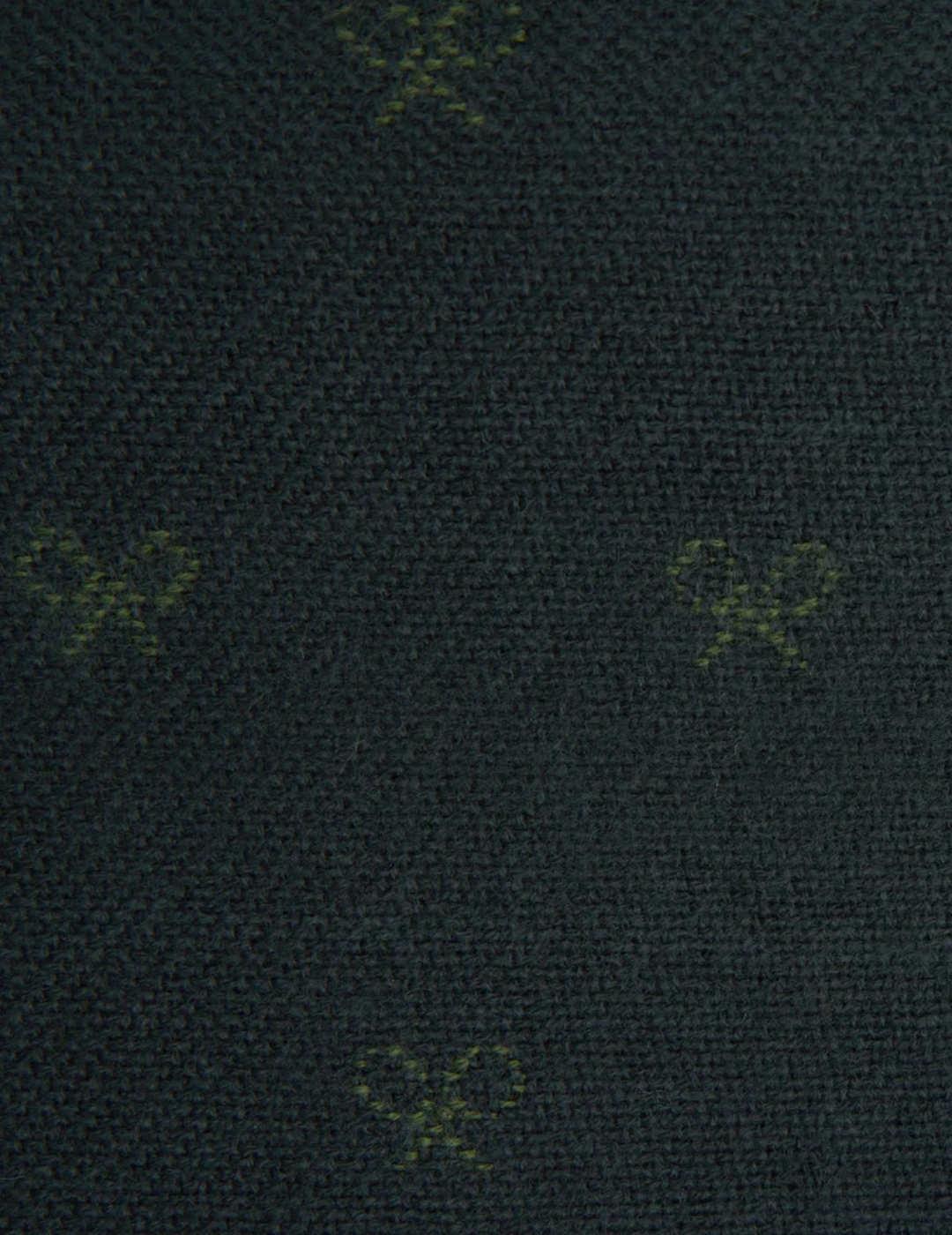 Bufanda Silbon raquetas verde rectangular punto para hombre