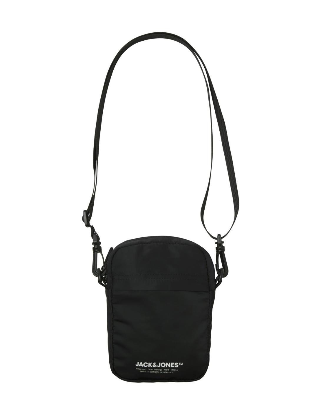 Bandolera deportiva Jack&Jones Jeremy negra para hombre