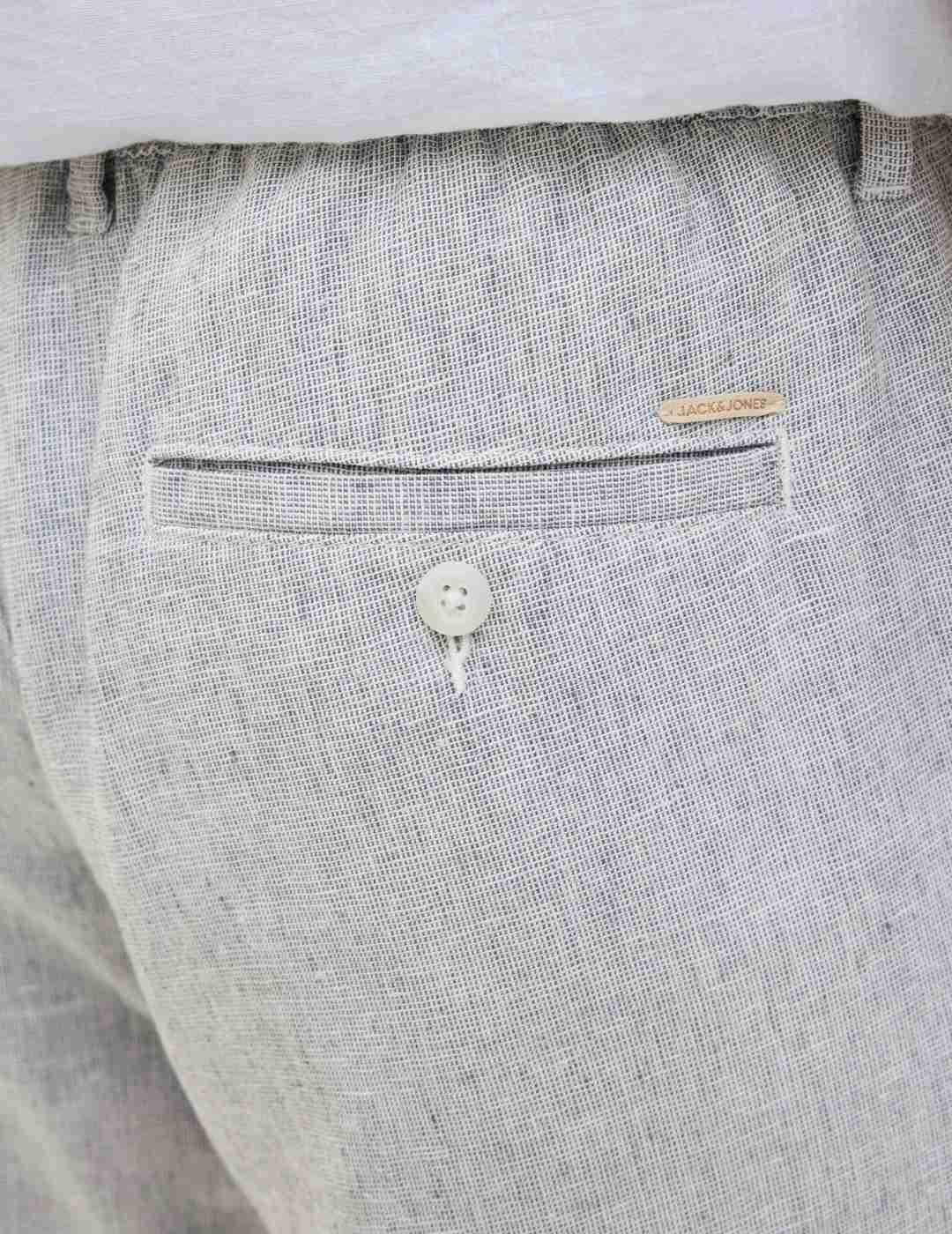 Bermuda Jack&Jones Stace azul claro de lino para hombre