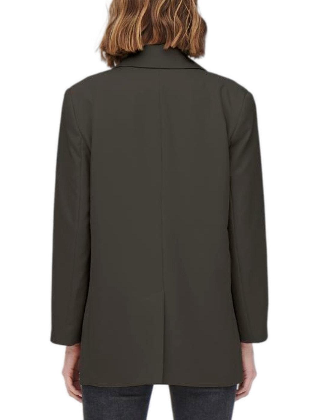 Chaqueta blazer Only Lana marrón chocolate negro para mujer