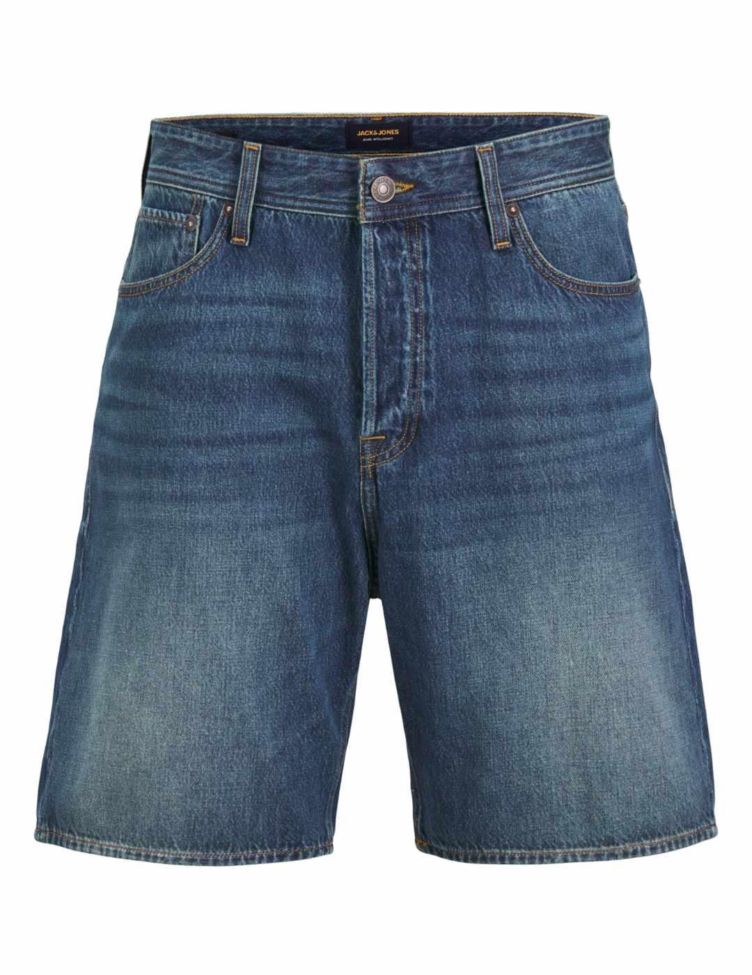 Bermuda Jack&Jones Tony azul medio loose fit para hombre