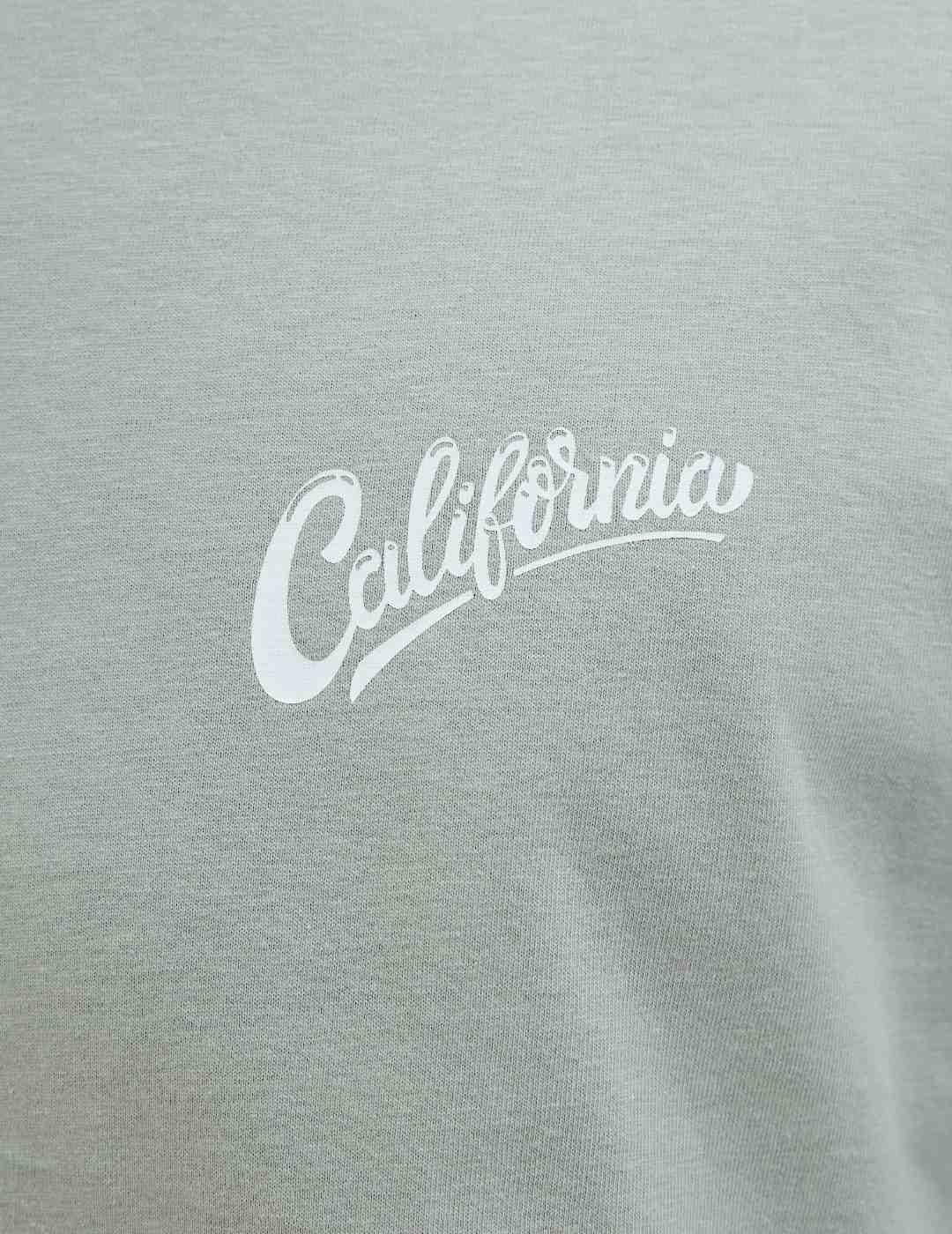 Camiseta Jack&Jones Zekiel verde manga corta para hombre