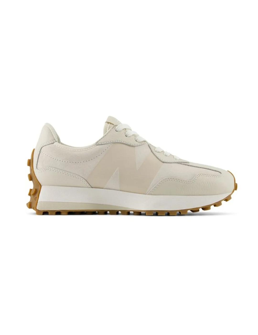 Zapatillas deportivas New Balance 327 beige unisex