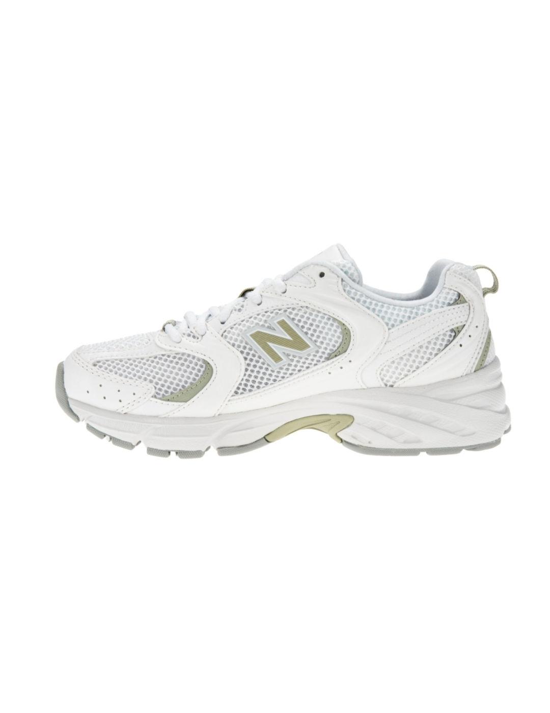 Zapatillas New Balance 530 blanca verde para mujer