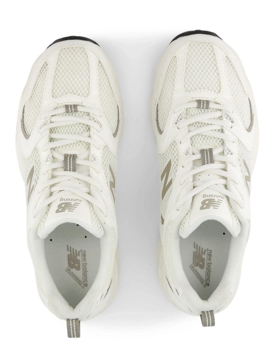 Zapatillas New Balance 530 blanca verde para mujer