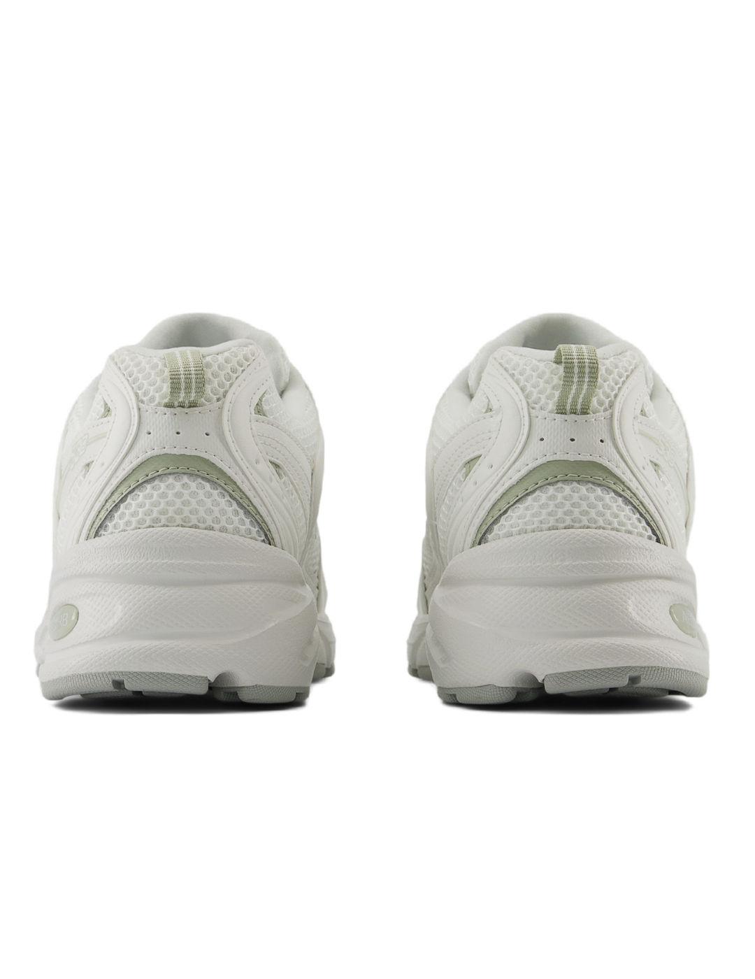 Zapatillas New Balance 530 blanca verde para mujer