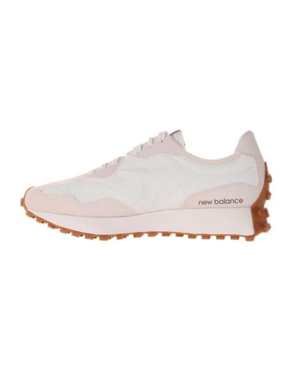Zapatillas deportivas New Balance 327 beige granate mujer