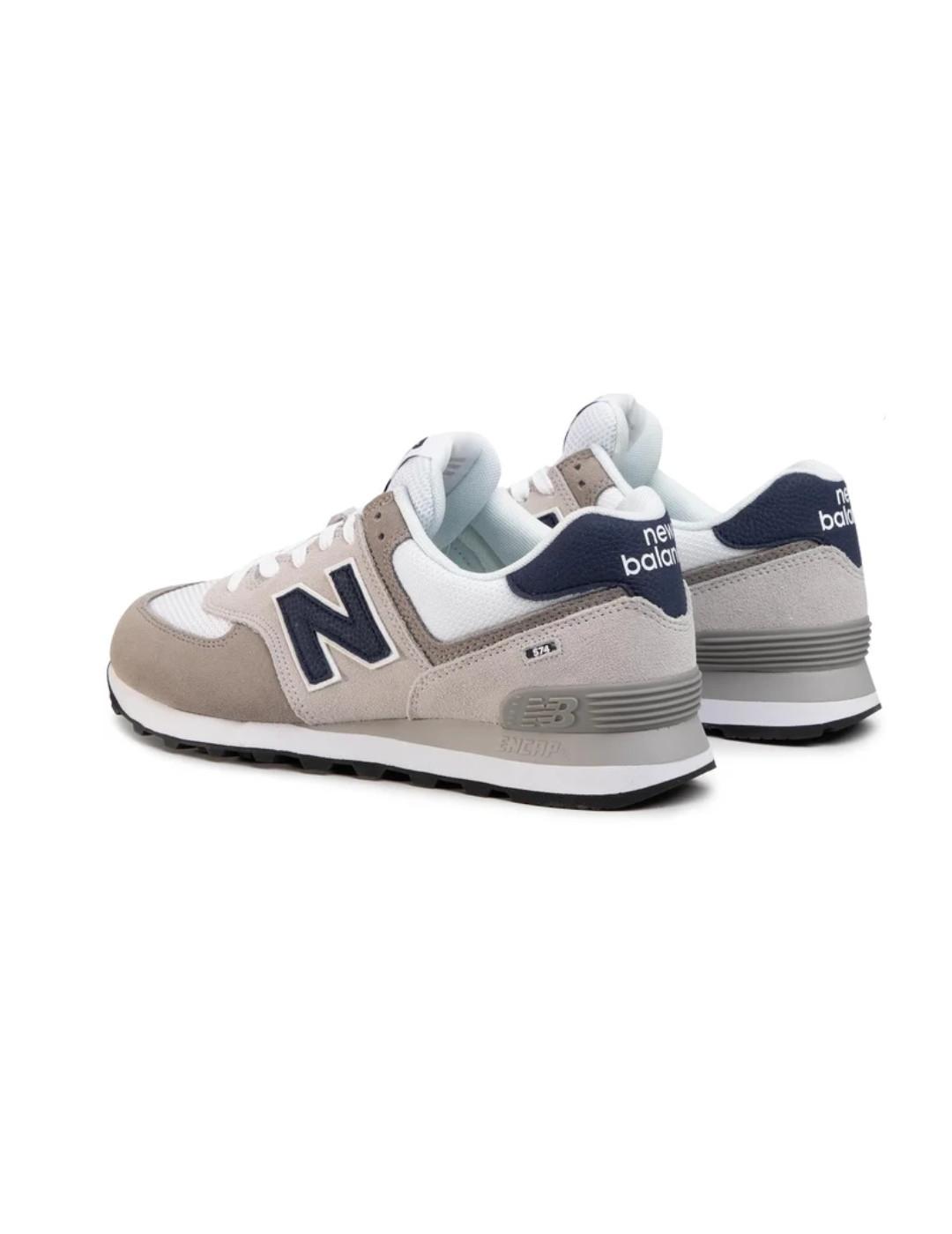 Zapatillas deportivas New Balance 574 gris y marino hombre