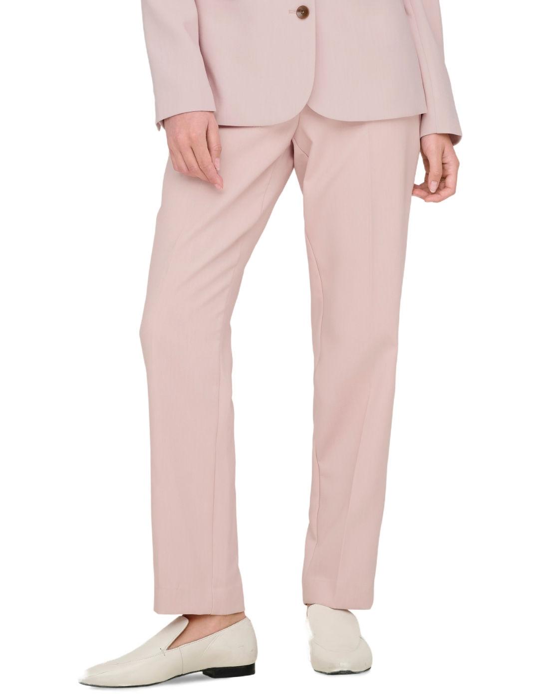 Pantalón Only Raven rosa de traje regular para mujer