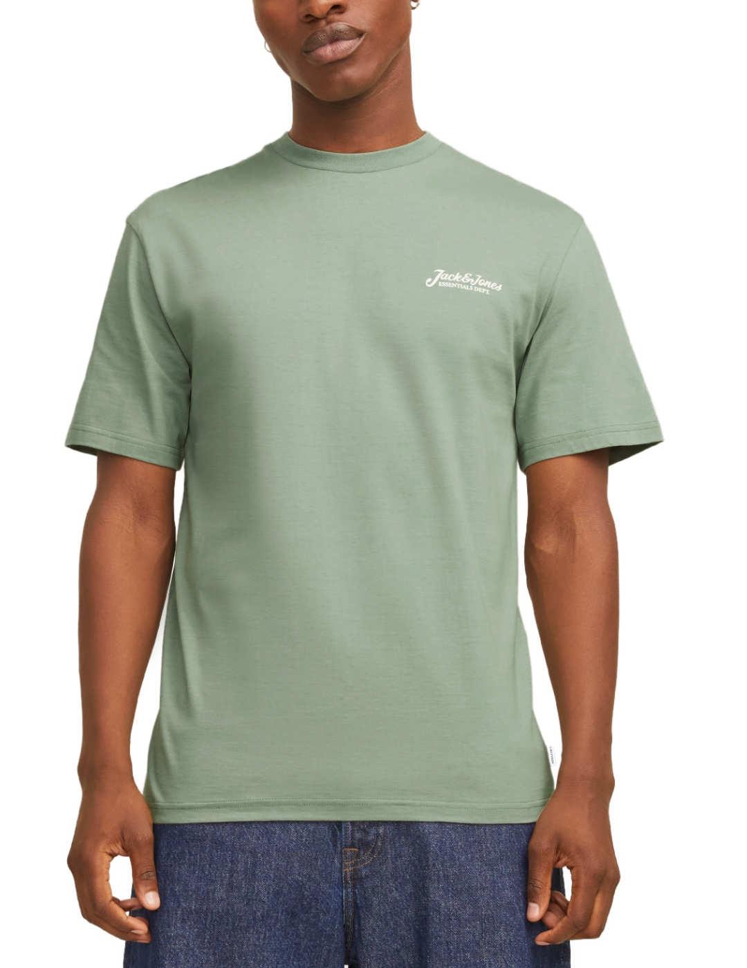 Camisetas Jack&Jones Beau verde manga corta para hombre