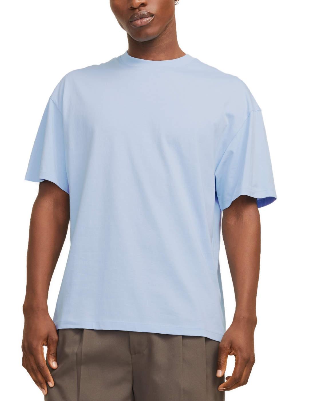 Camiseta Jack&Jones Radley azul cielo manga corta de hombre