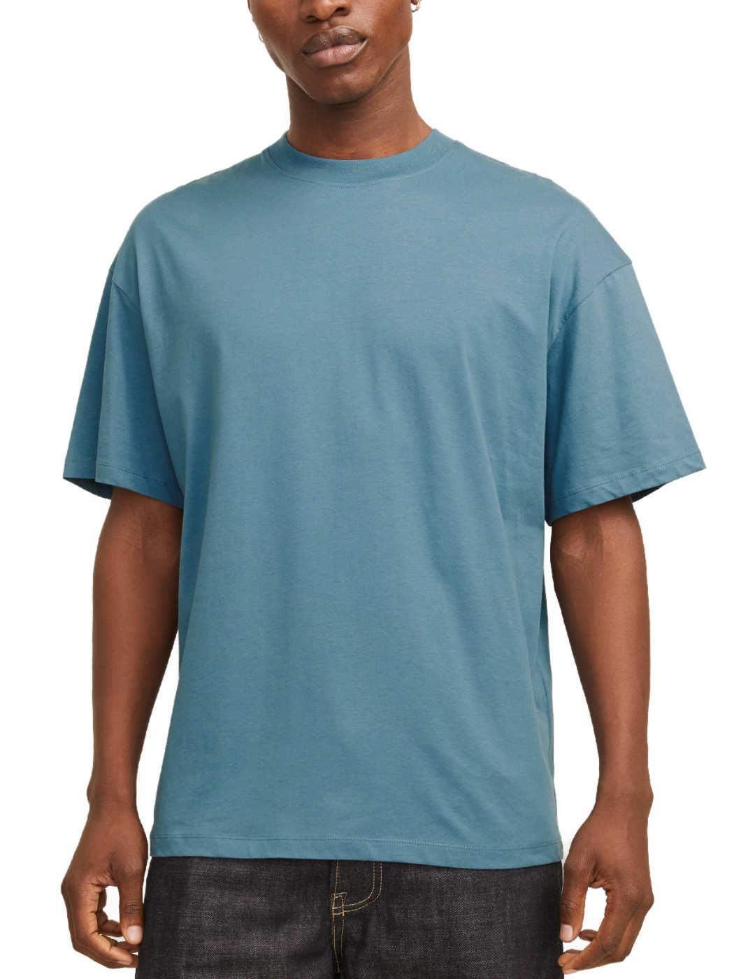 Camiseta Jack&Jones Radley azul manga corta para hombre