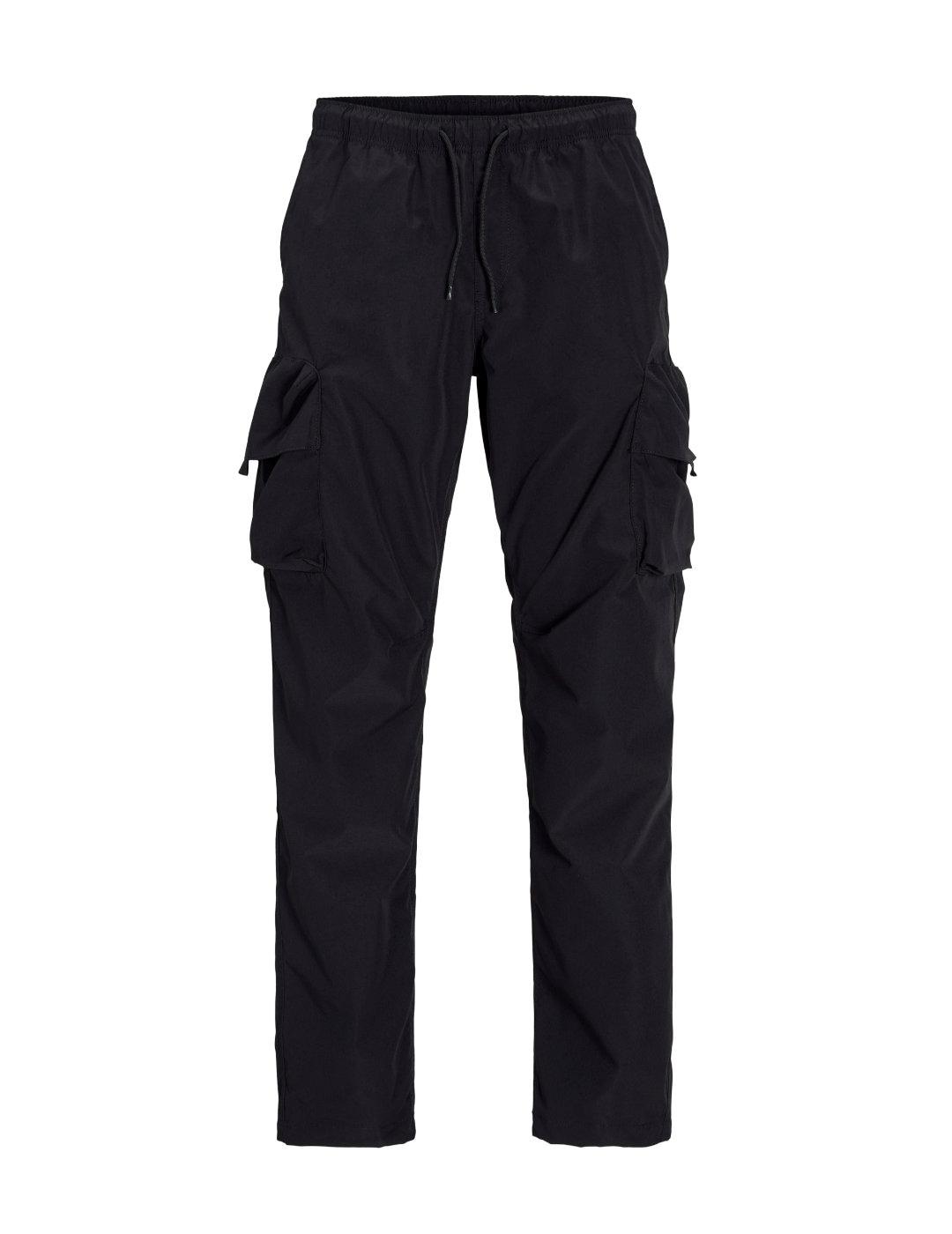Pantalón Jack&Jones Kane cargo negro relaxed para hombre