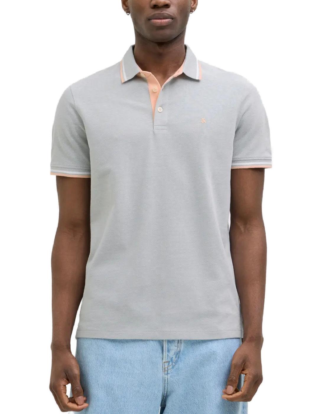 Polo Jack&Jones Paulos verde agua manga corta para hombre
