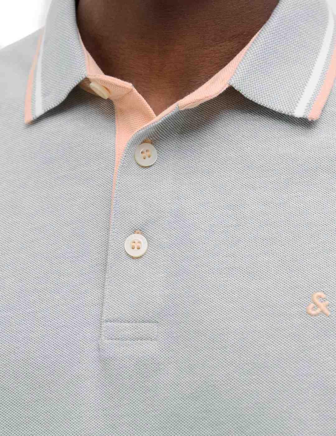 Polo Jack&Jones Paulos verde agua manga corta para hombre