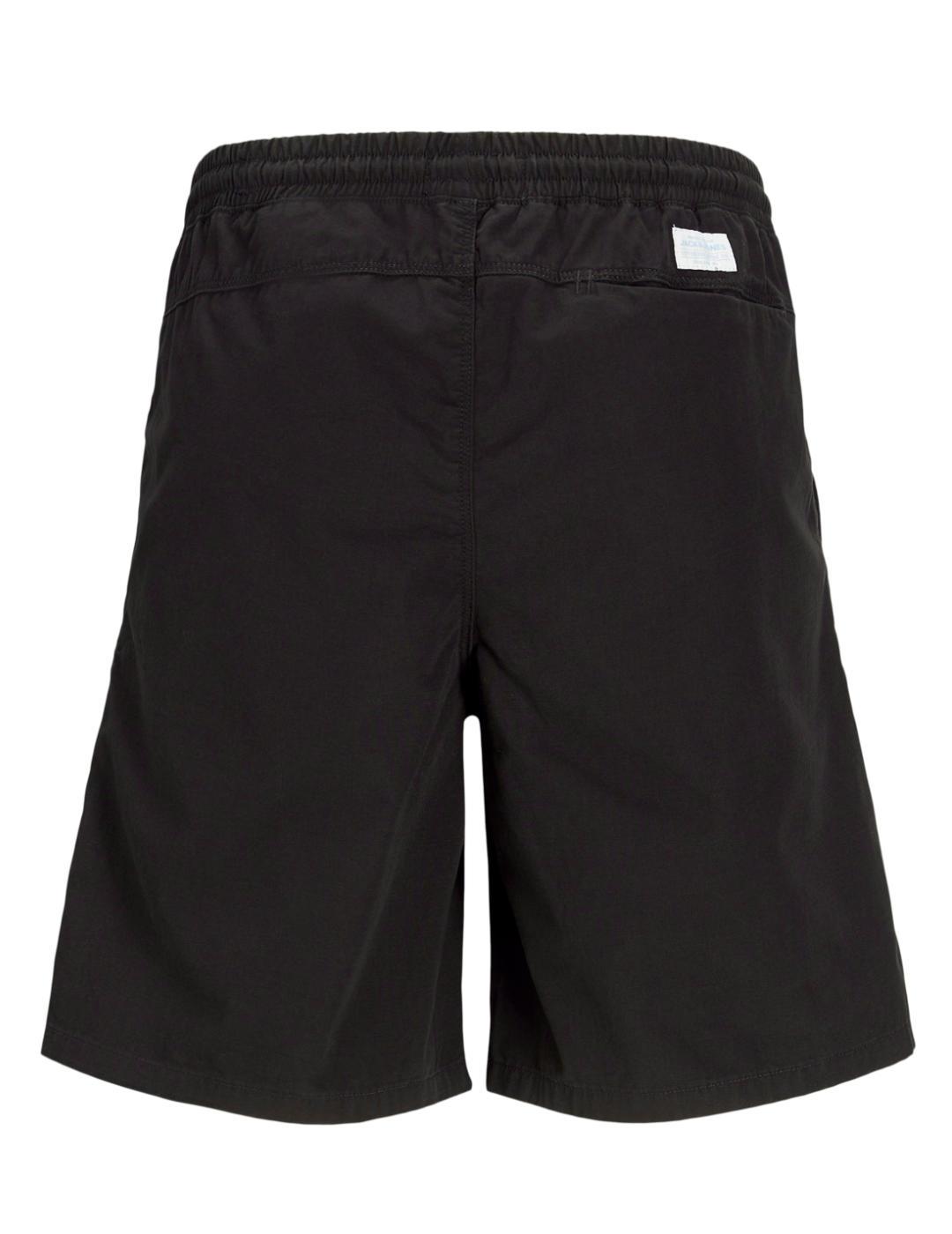 Bermuda Jack&Jones Jiden negro regular para hombre
