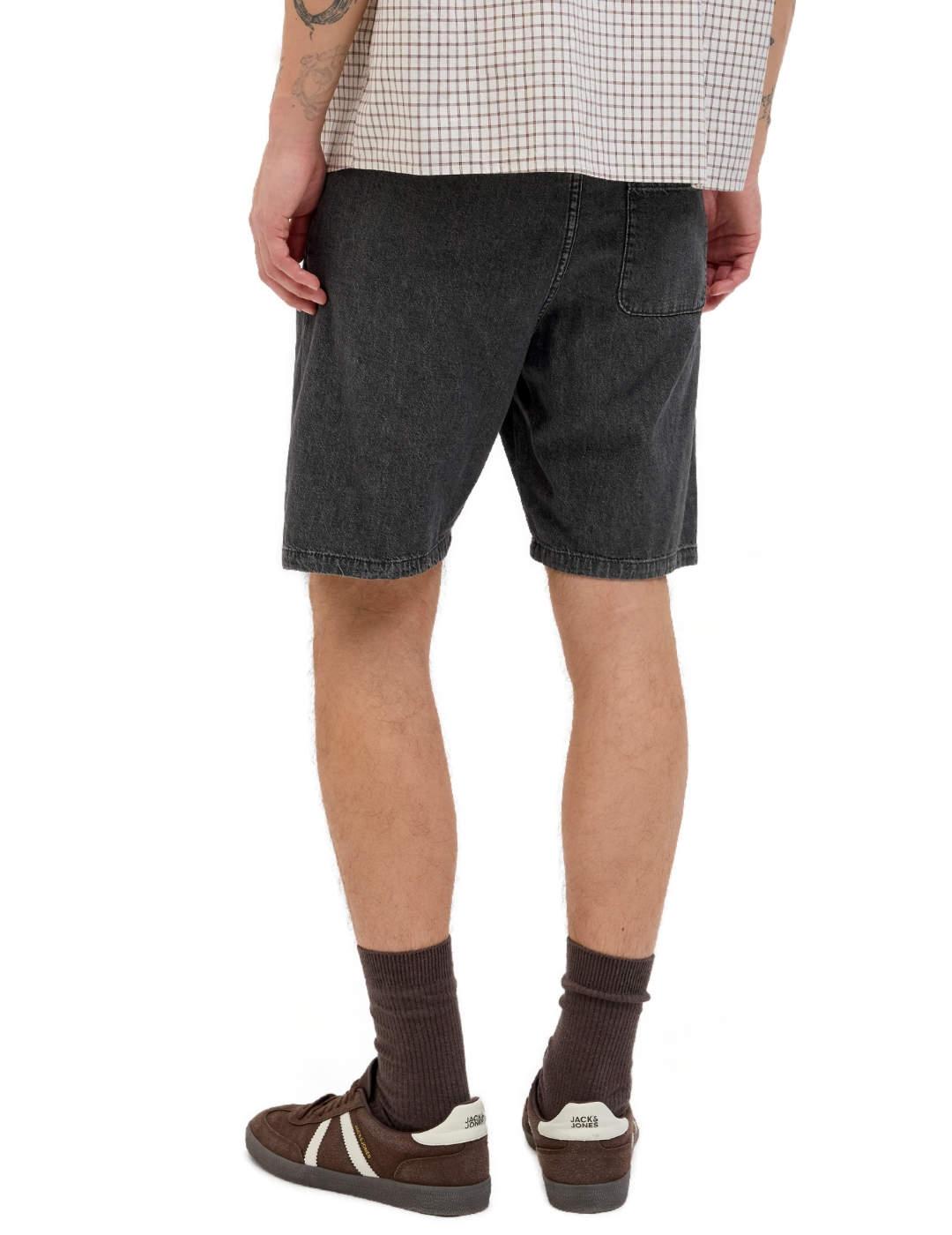 Bermuda Jack&Jones Tony negro relaxed fit para hombre