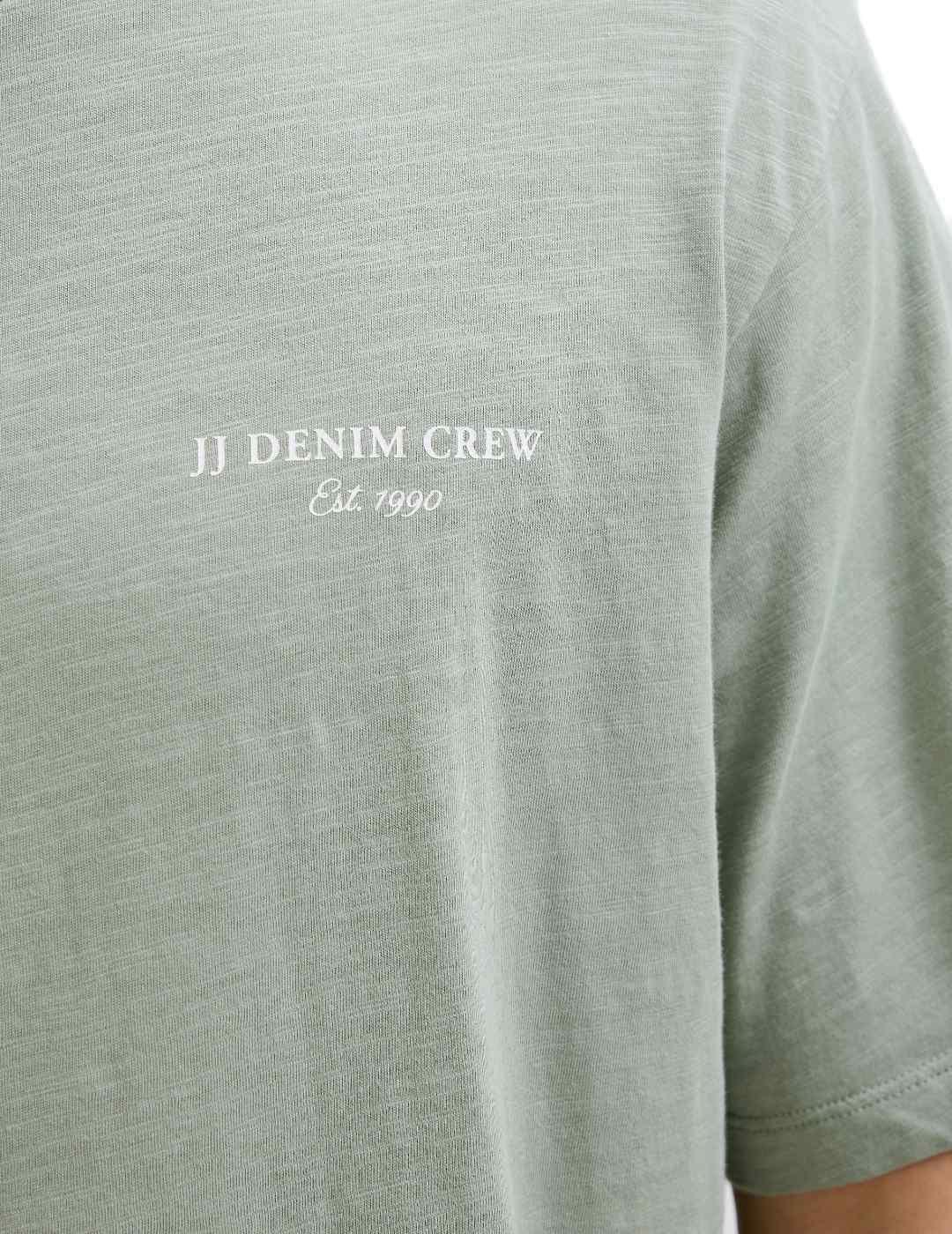 Camiseta Jack&Jones Jeff verde manga corta para hombre