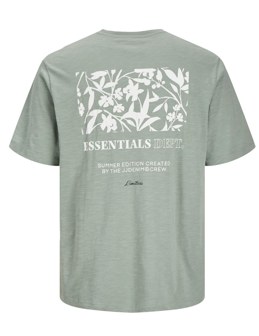 Camiseta Jack&Jones Jeff verde manga corta para hombre