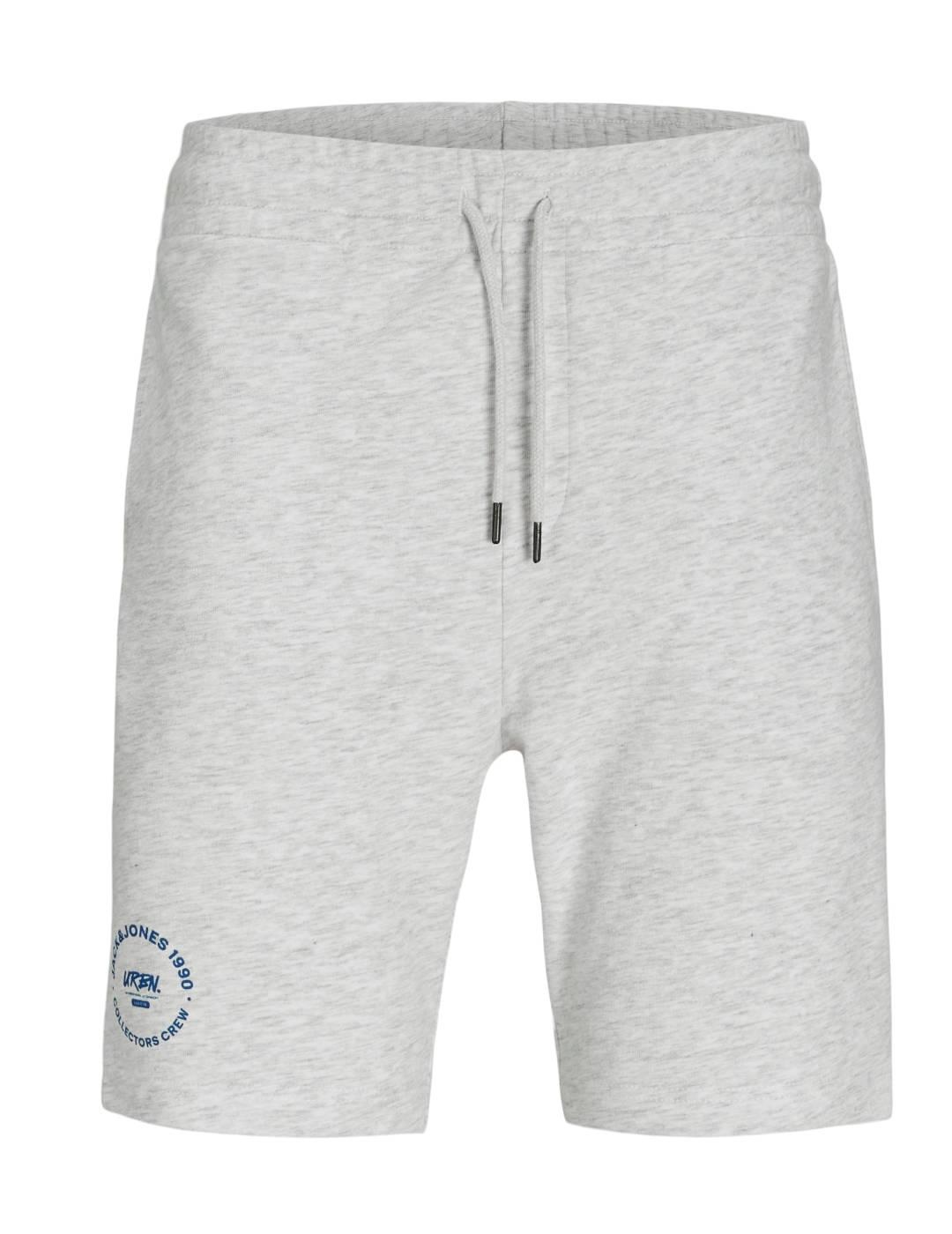 Bermuda jogger Jack&Jones Gordon gris claro para hombre