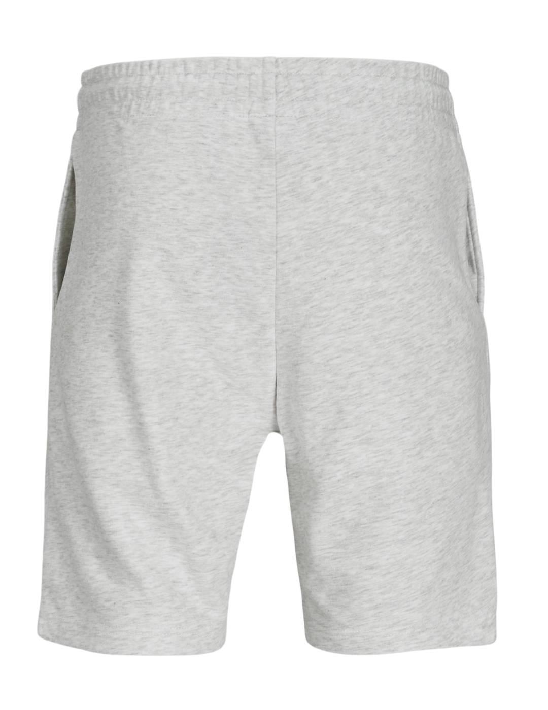 Bermuda jogger Jack&Jones Gordon gris claro para hombre