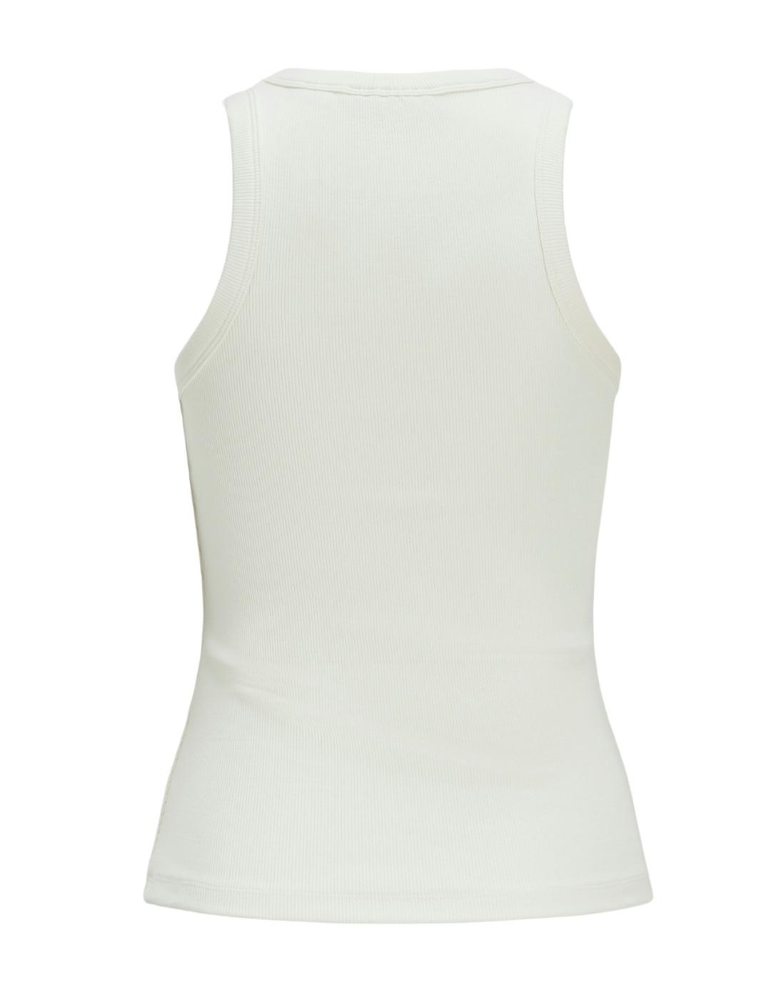 Camiseta básica JJXX Forest blanco tirantes para mujer