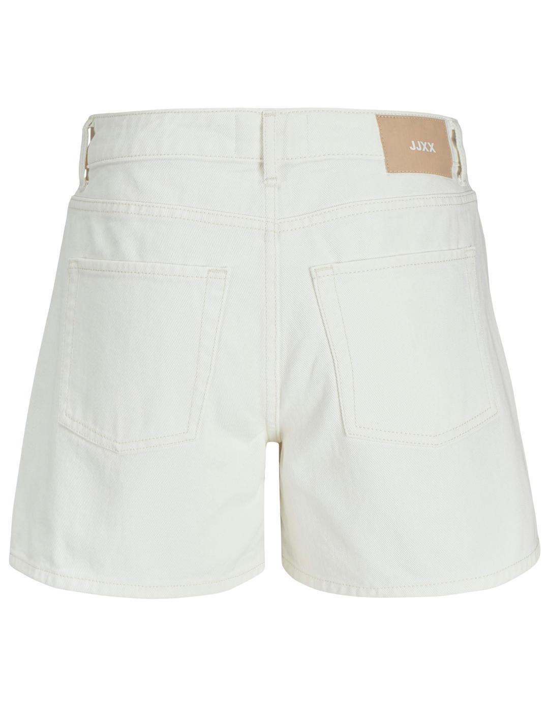 Short JJXX Laura denim blanco roto relaxed para mujer