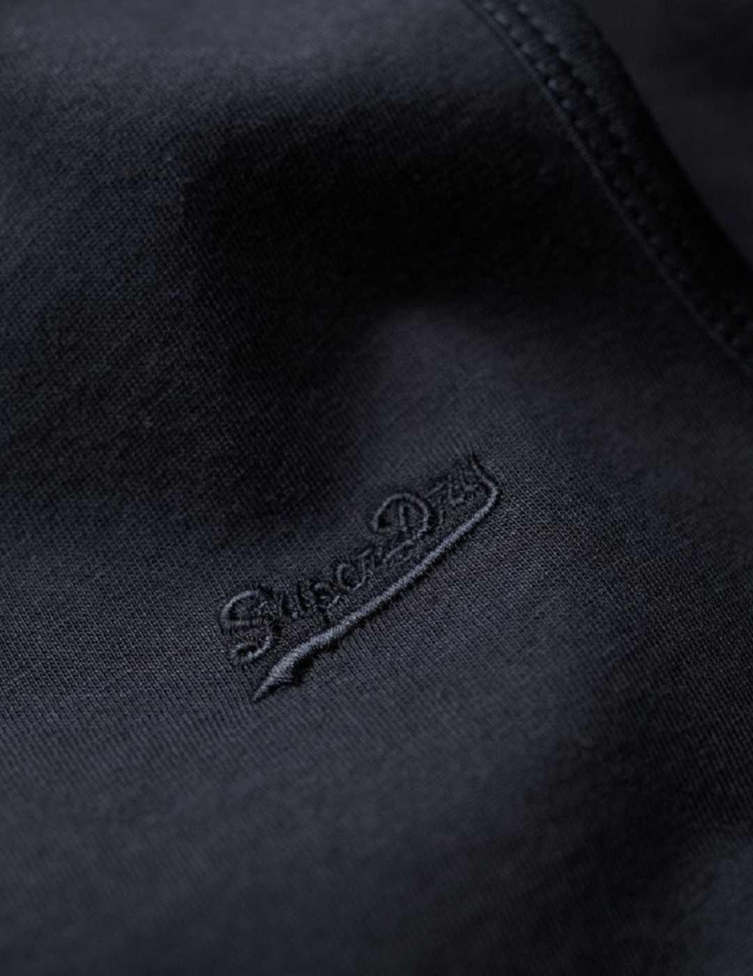 Camiseta básica Superdry sin mangas azul marino para hombre