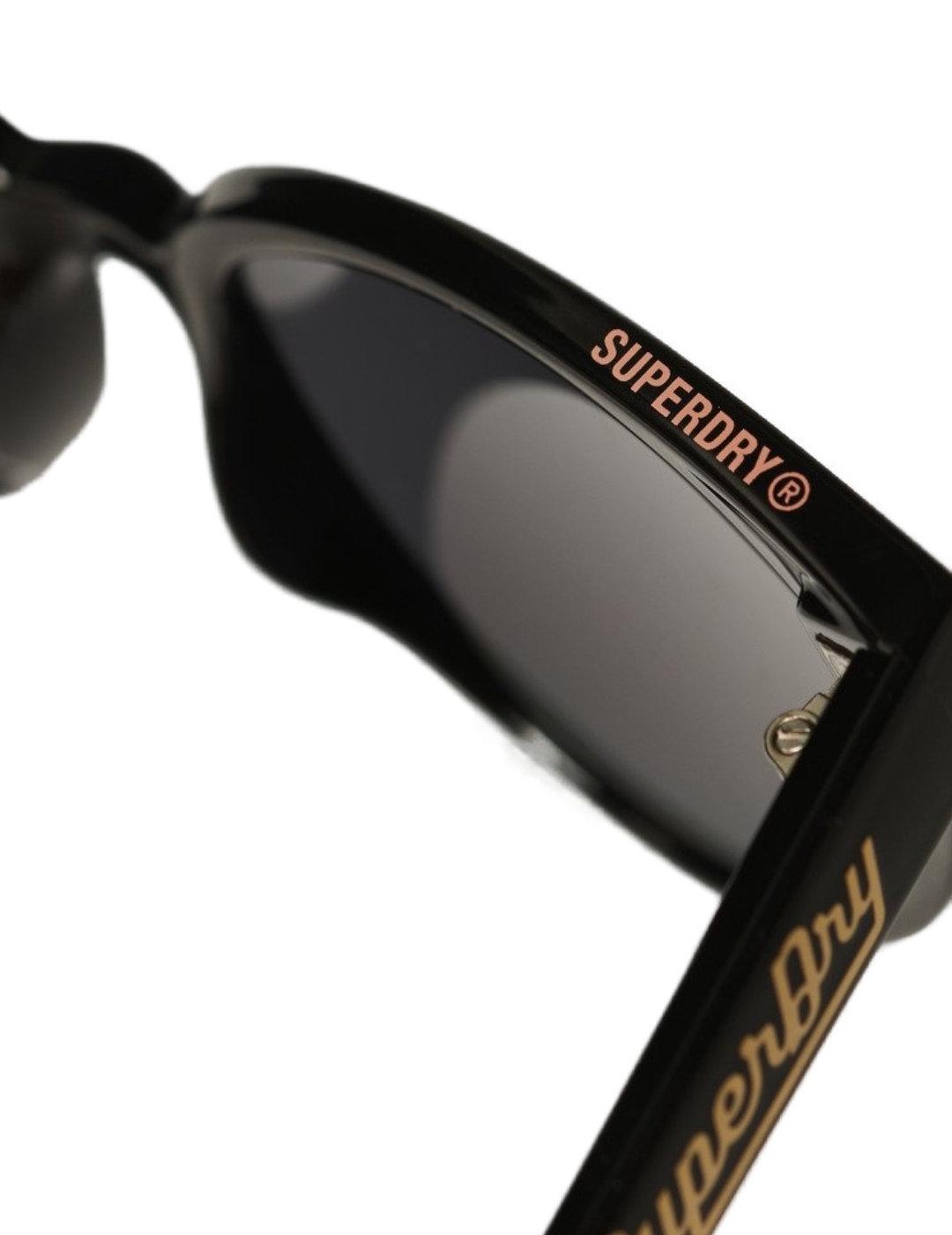 Gafas Superdry negrasy montura de pasta negra para mujer