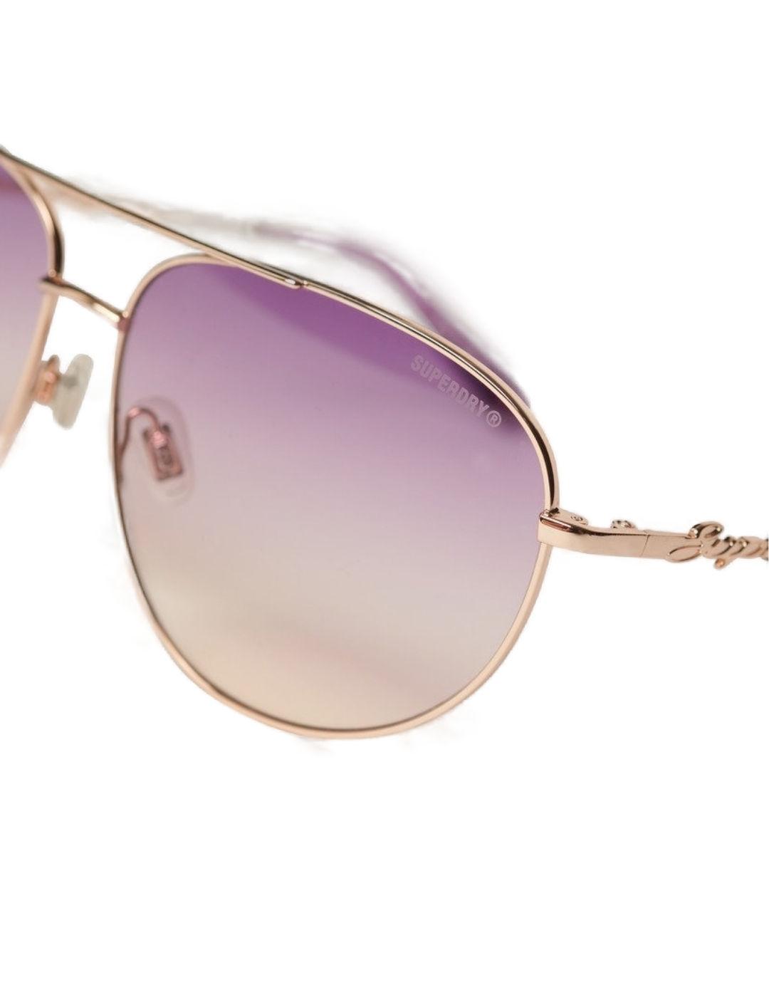 Gafas Superdry Aviador rosas para mujer