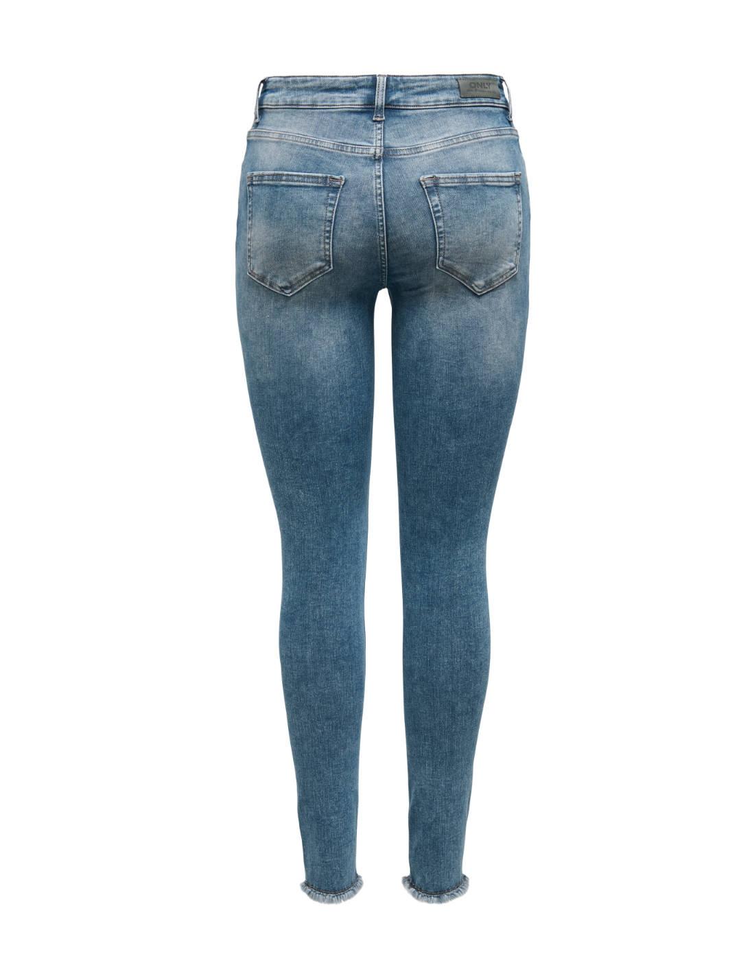 Vaquero Only Blush skinny azul oscuro de mujer-&