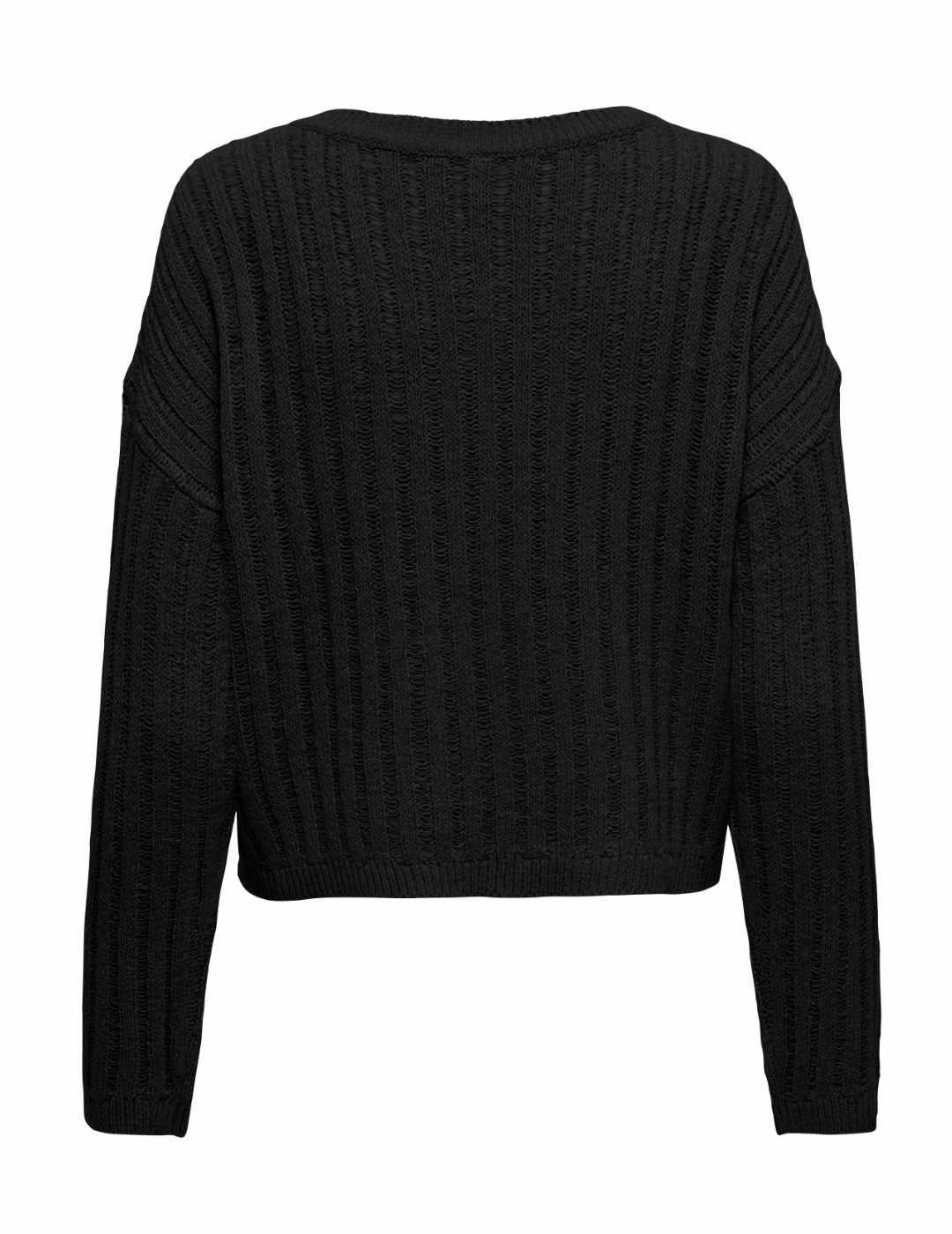 Jersey Only Sunnier negro estructurado regular para mujer