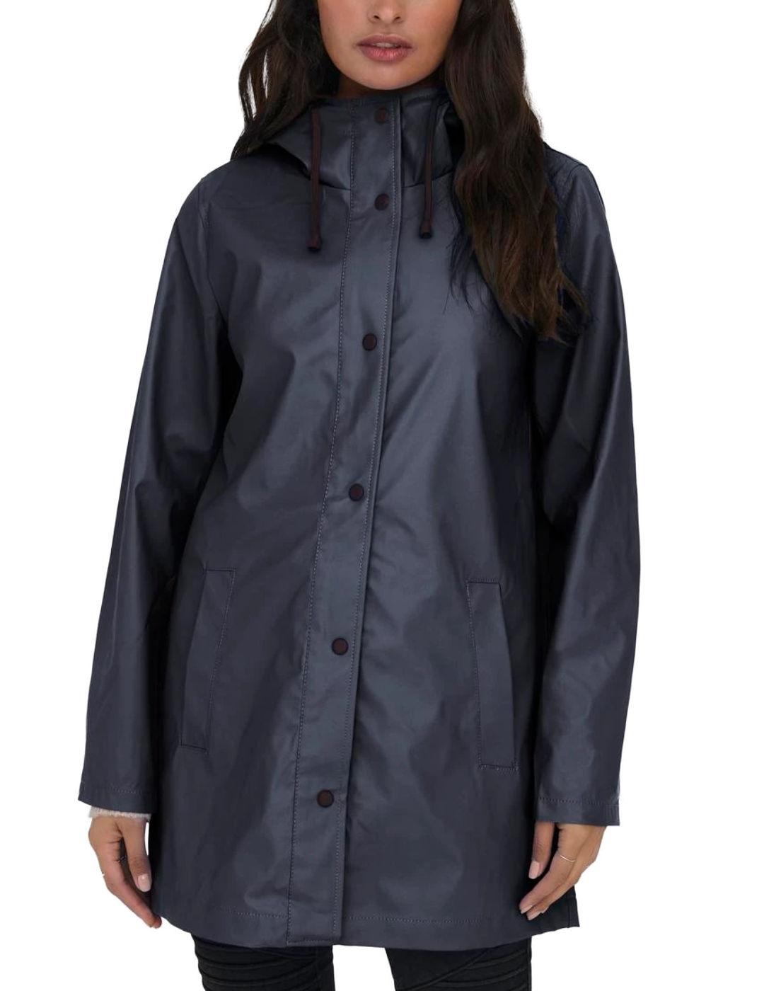 Chubasquero Only New Ellen marino con capucha para mujer