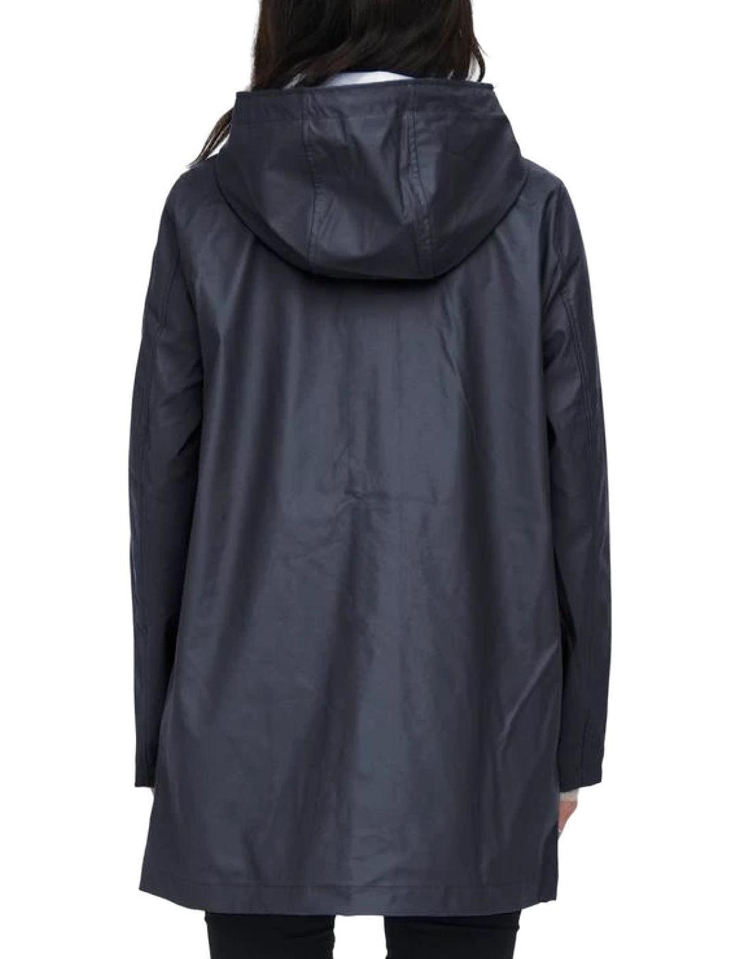 Chubasquero Only New Ellen marino con capucha para mujer