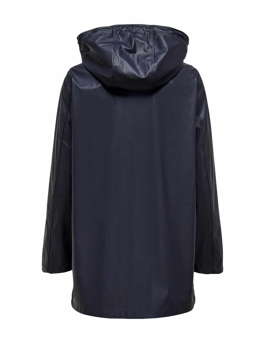 Chubasquero Only New Ellen marino con capucha para mujer
