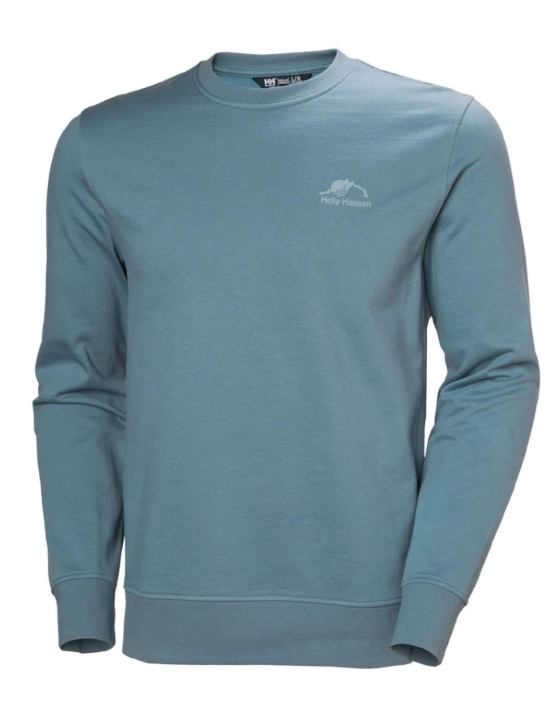 Sudadera Helly Hansen Nord Graphic azul para hombre