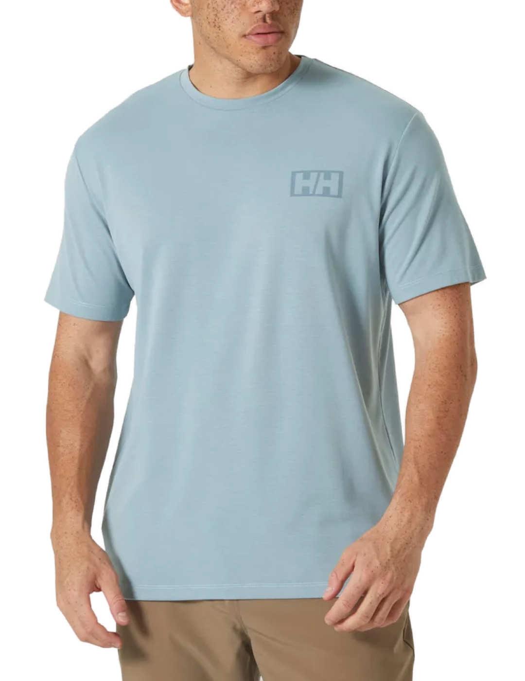 Camiseta Helly Hansen Skog Graphic azul manga corta hombre