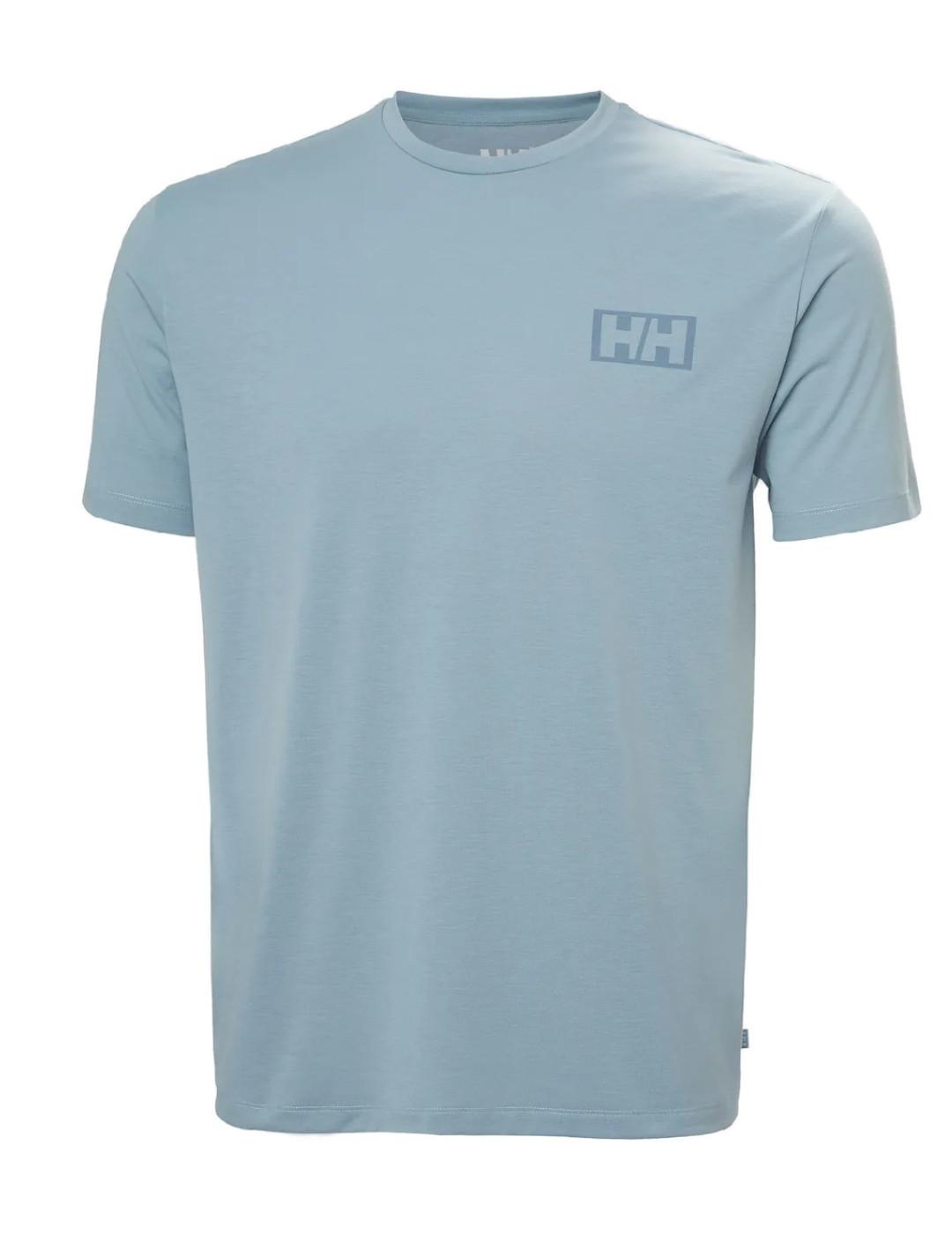 Camiseta Helly Hansen Skog Graphic azul manga corta hombre