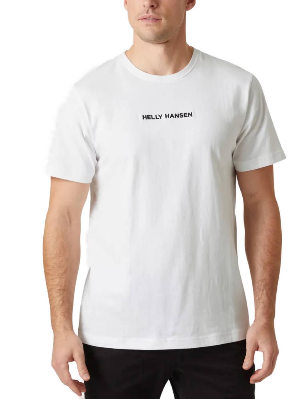 Camiseta Helly Hansen Core blanco manga corta para hombre