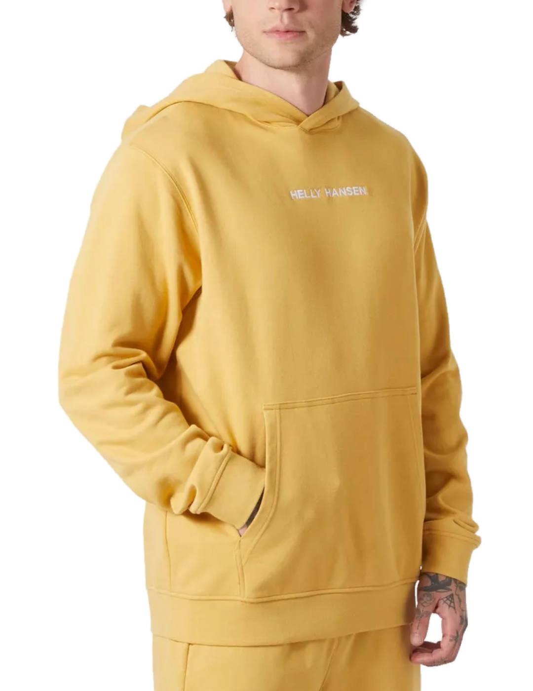 Sudadera Helly Hansen Core capucha arena para hombre