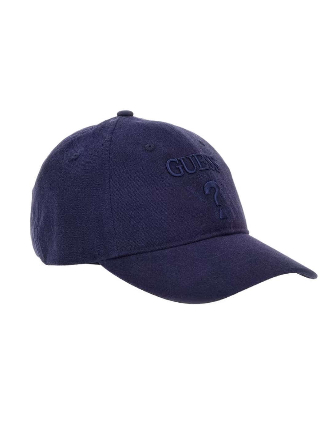 Gorra béisbol Guess Embroidered azul marino para hombre